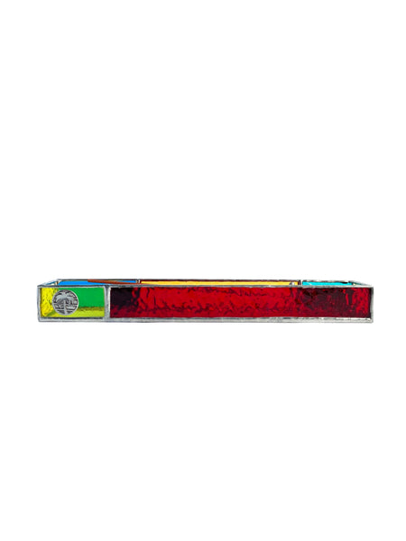 STAINED GLASS INCENSE BURNER MULTI