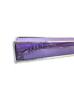 STAINED GLASS INCENSE BURNER PURPLE